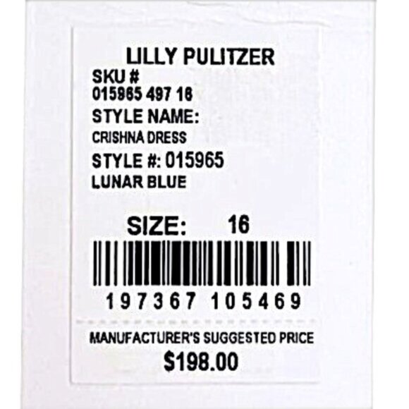 Lilly Pulitzer Vibrant Blue Women's Dress - Picture 3 of 4